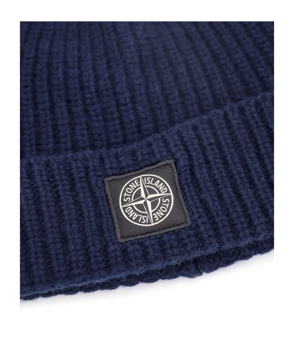 Stone Island Logo-Patch Beanie