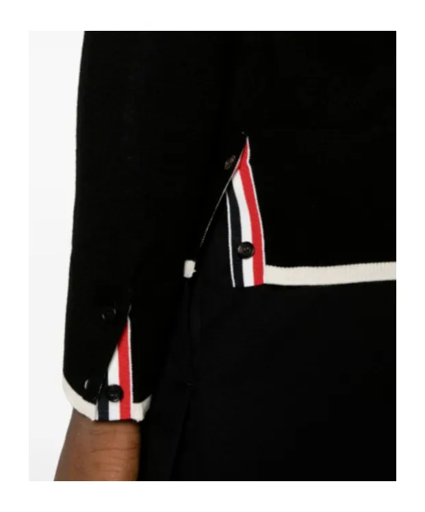 Thom Browne 4-Bar V-Neck Cardigan