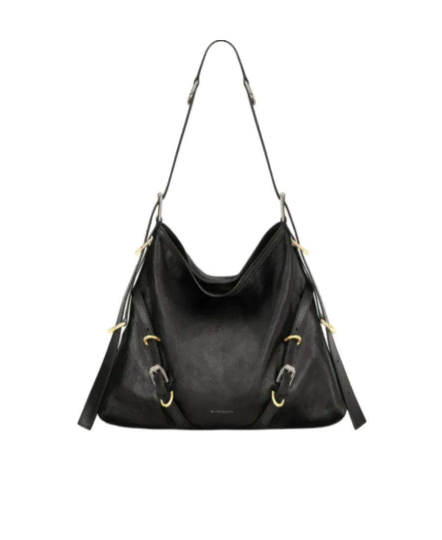 Givenchy Voyou Logo Detailed Medium Shoulder Bag