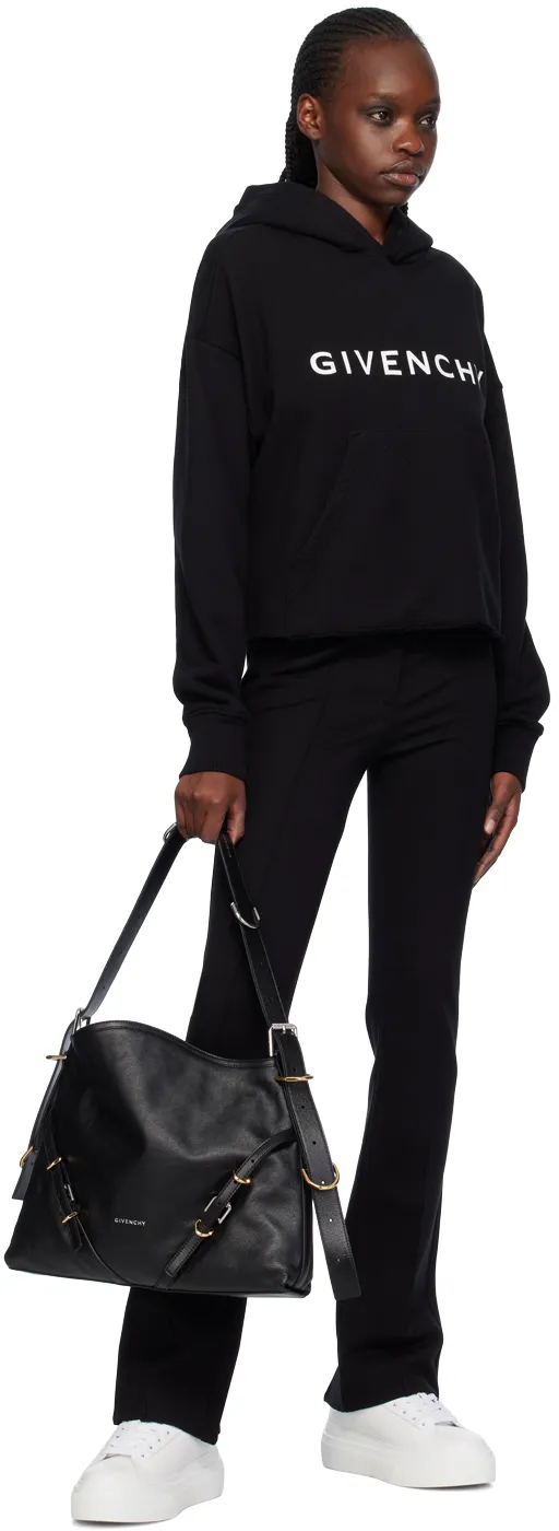 Givenchy Voyou Logo Detailed Medium Shoulder Bag