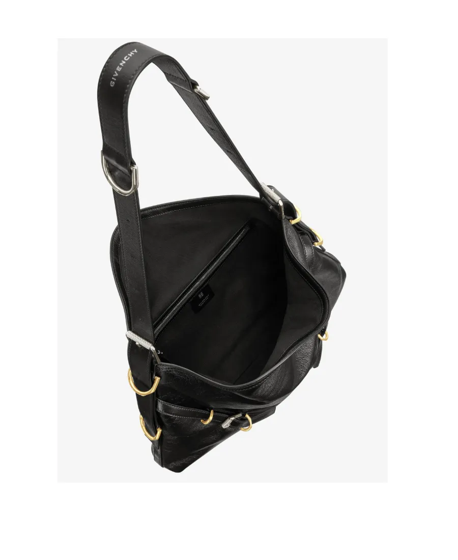Givenchy Voyou Logo Detailed Medium Shoulder Bag