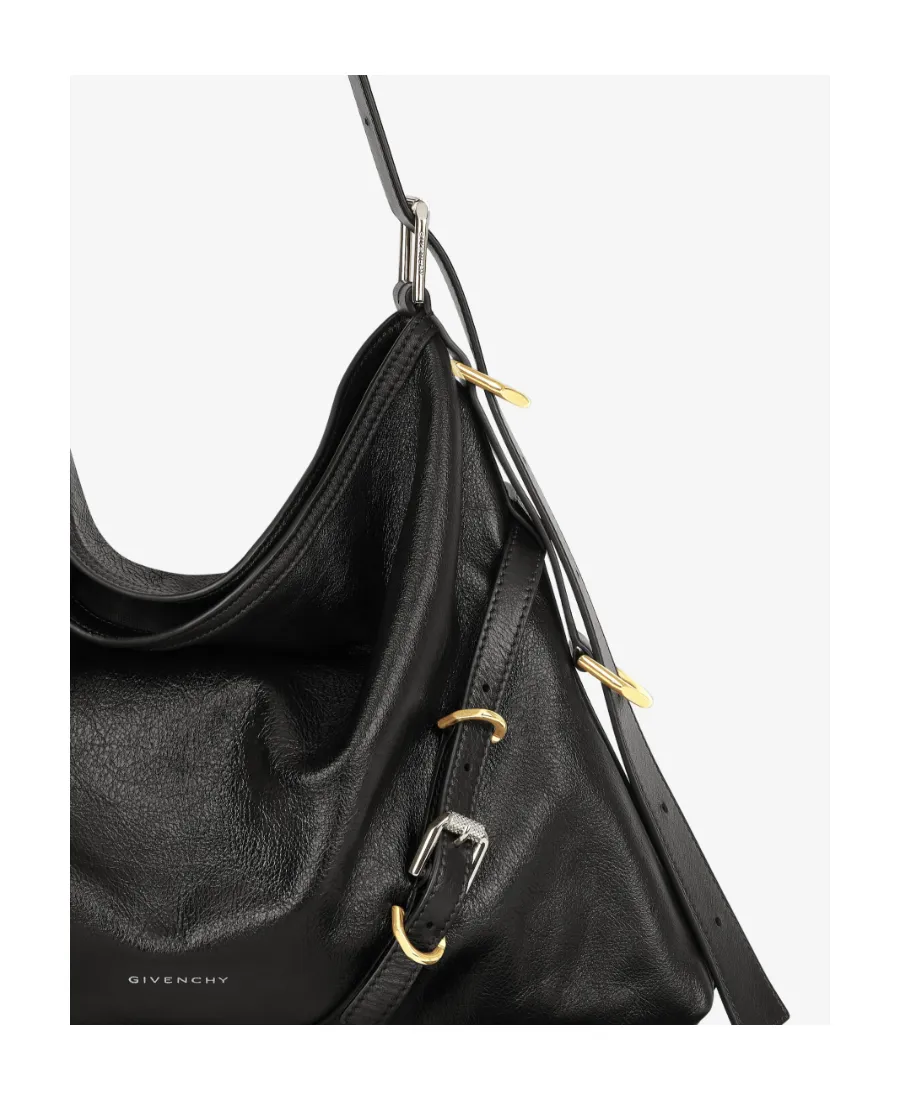 Givenchy Voyou Logo Detailed Medium Shoulder Bag