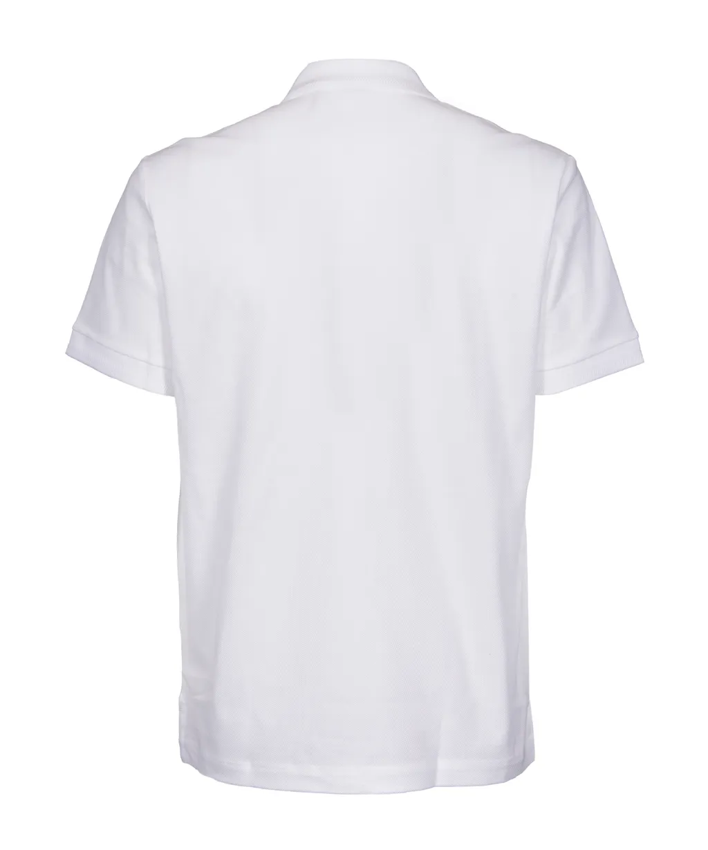 Burberry Logo Embroidered Short Sleeved Polo Shirt