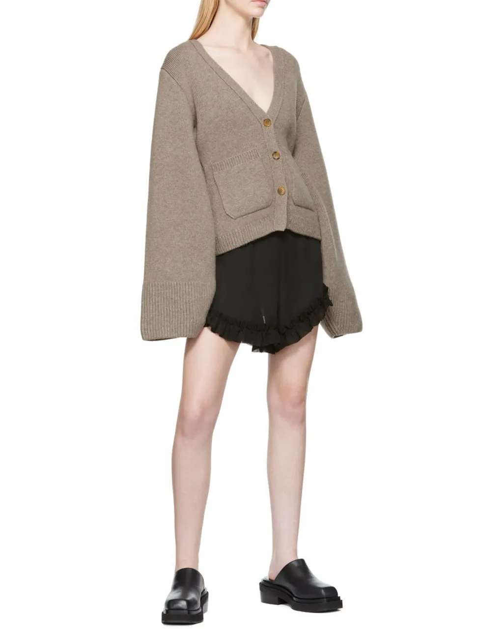 Khaite Scarlet V-Neck Cardigan