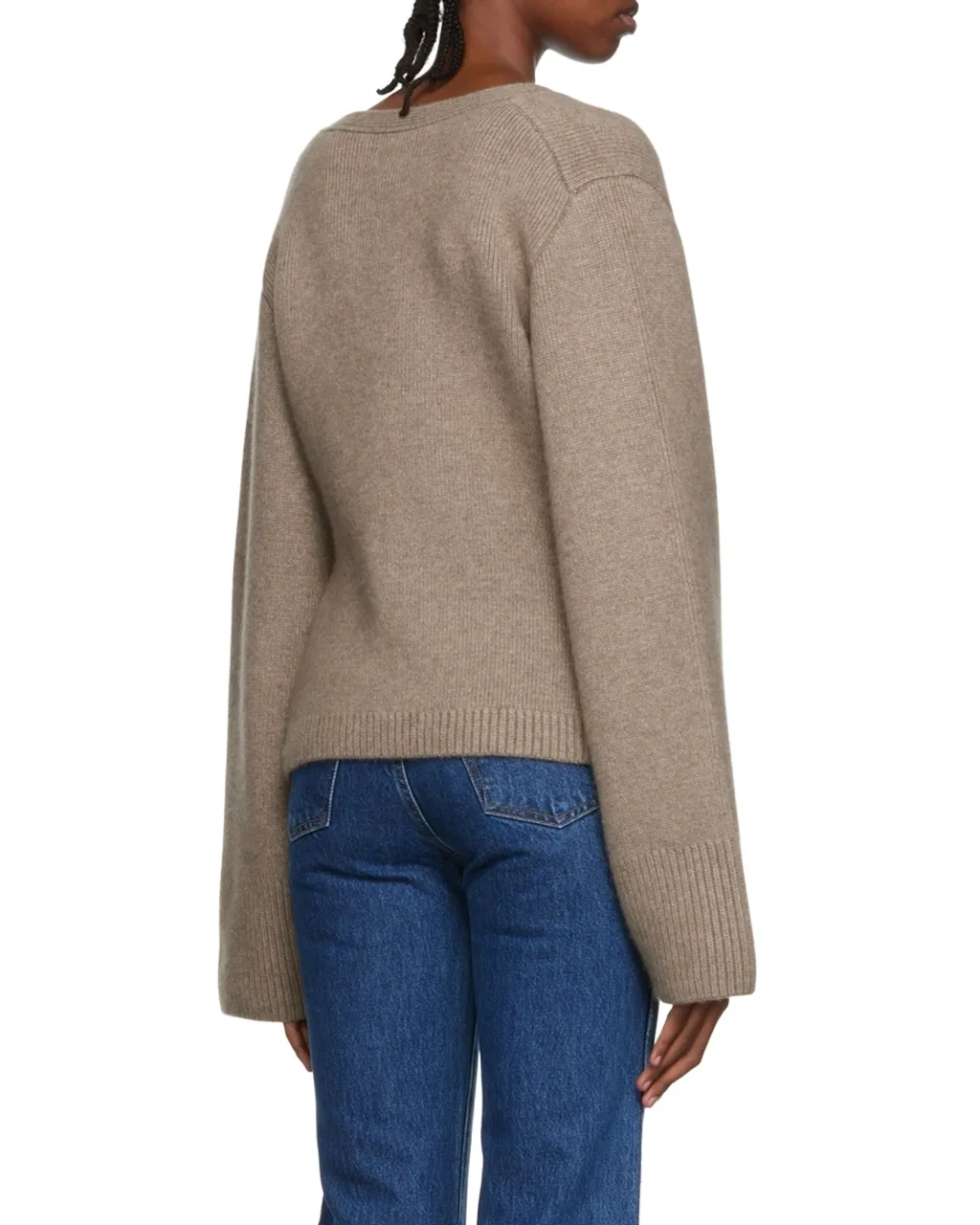 Khaite Scarlet V-Neck Cardigan