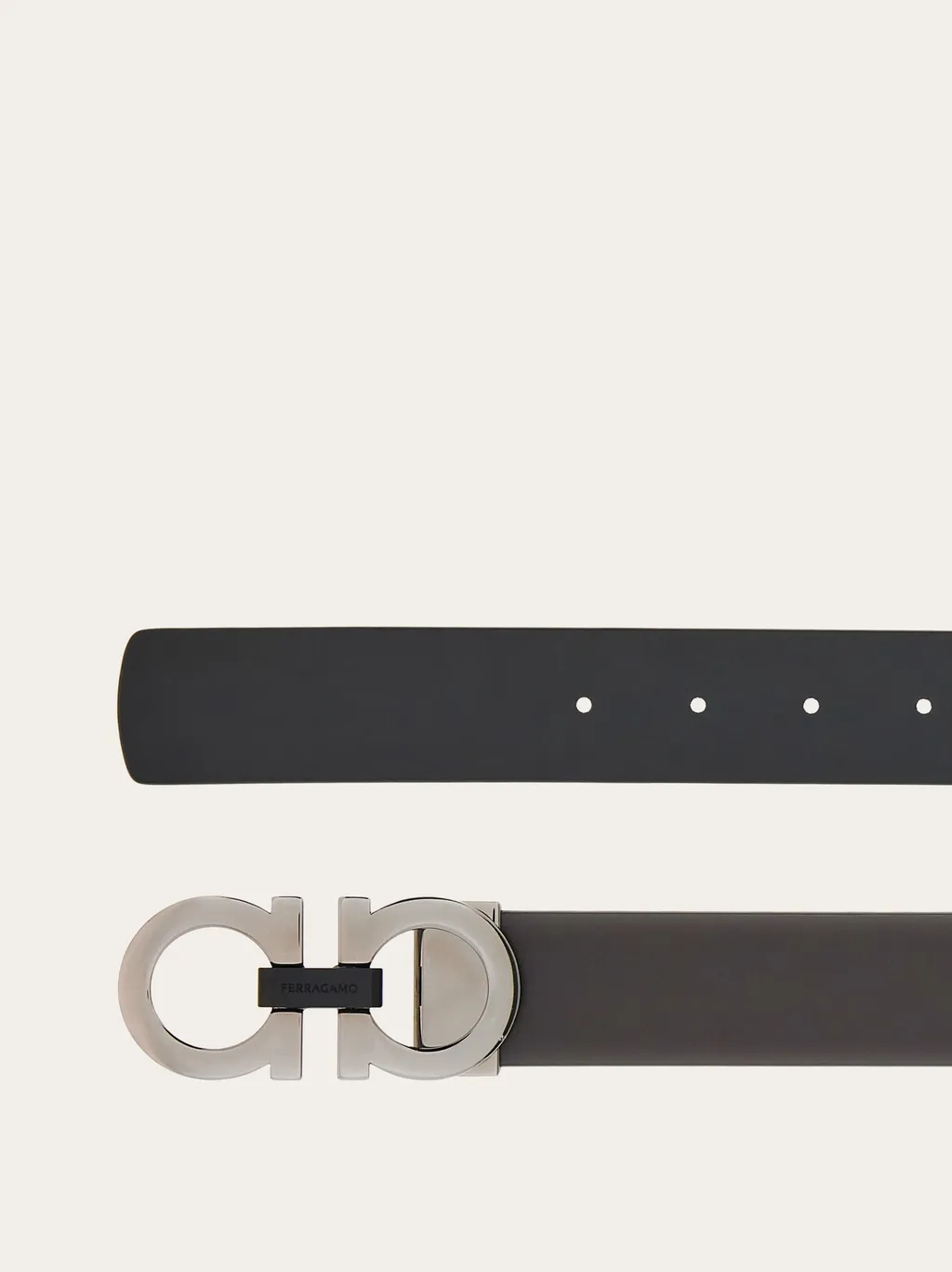 Double-Sided Adjustable Gancini Belt