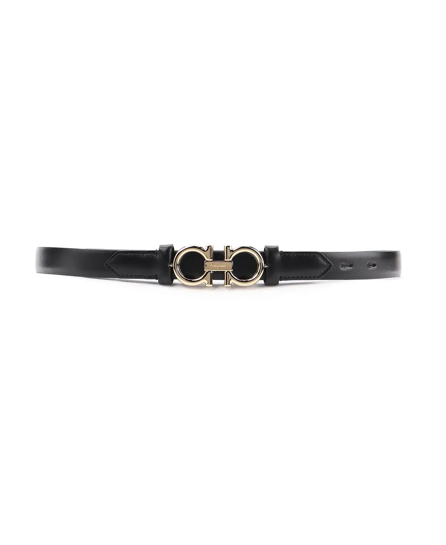 Salvatore Ferragamo Gancini Reversible Slim Belt