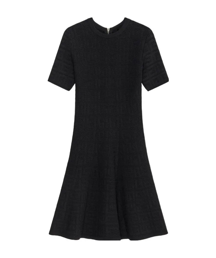 Givenchy	4G Jacquard Flared Mini Dress
