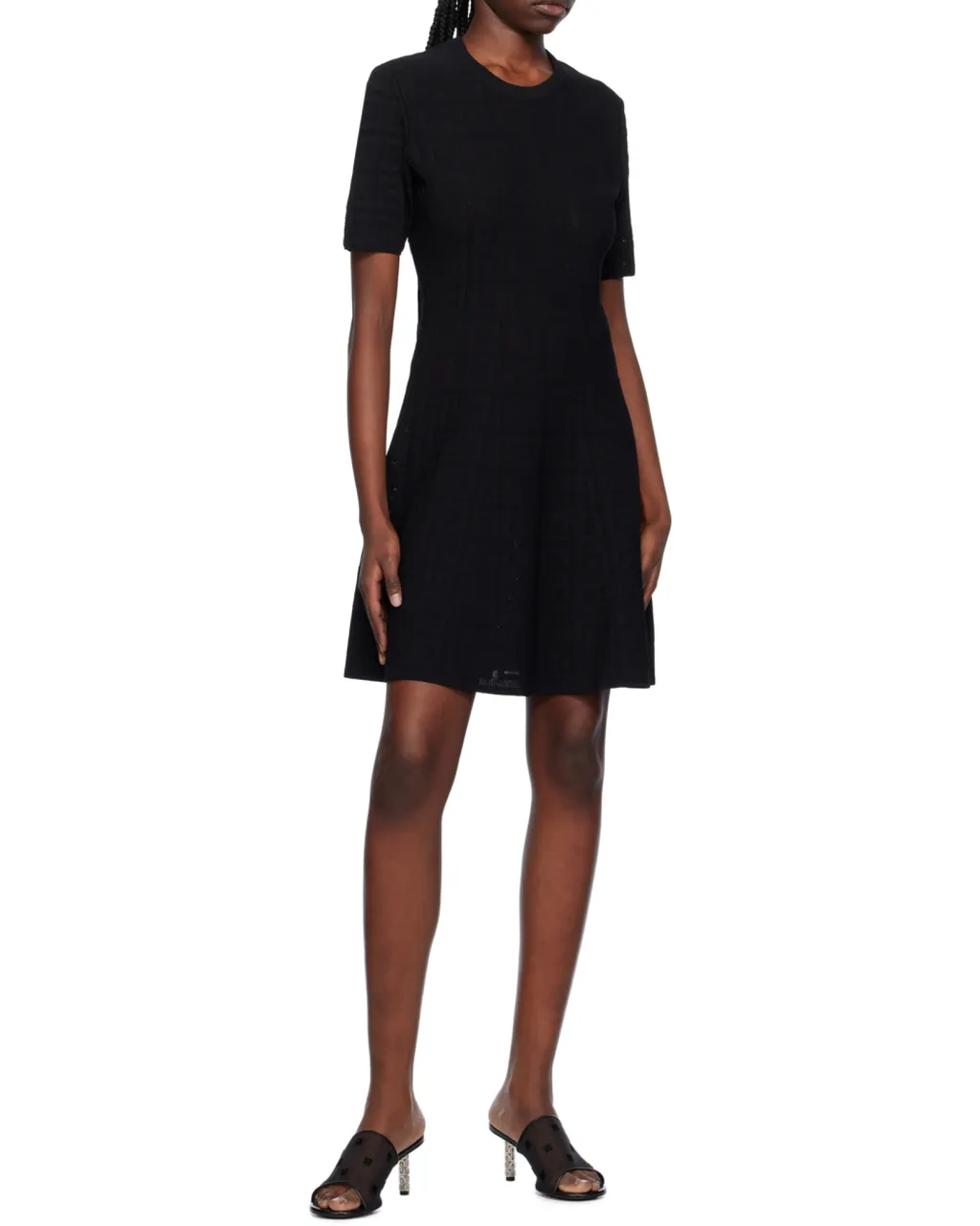 Givenchy	4G Jacquard Flared Mini Dress