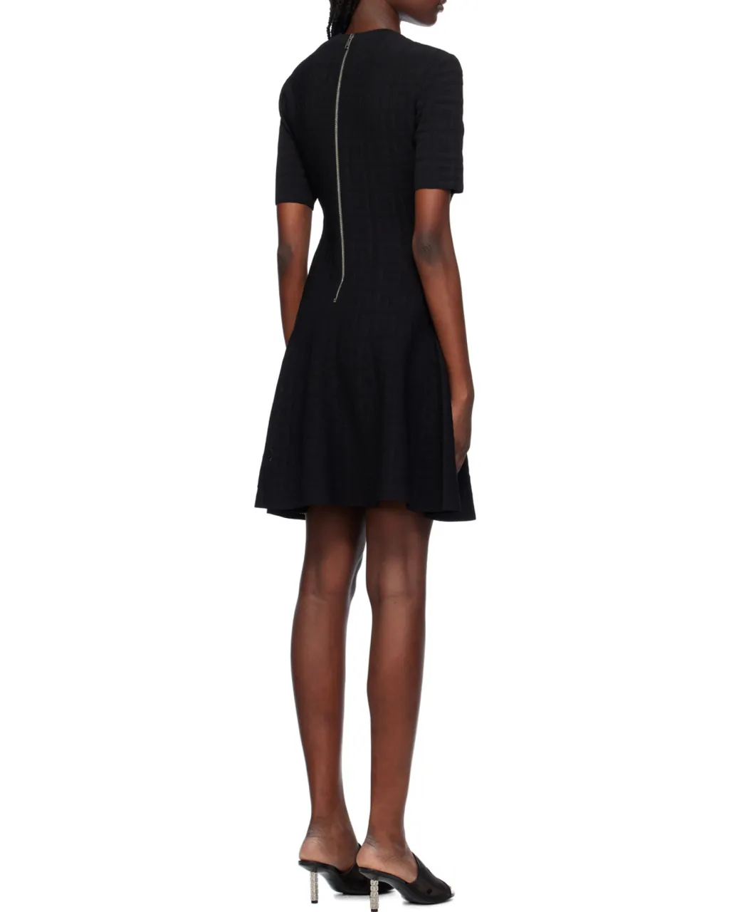Givenchy	4G Jacquard Flared Mini Dress