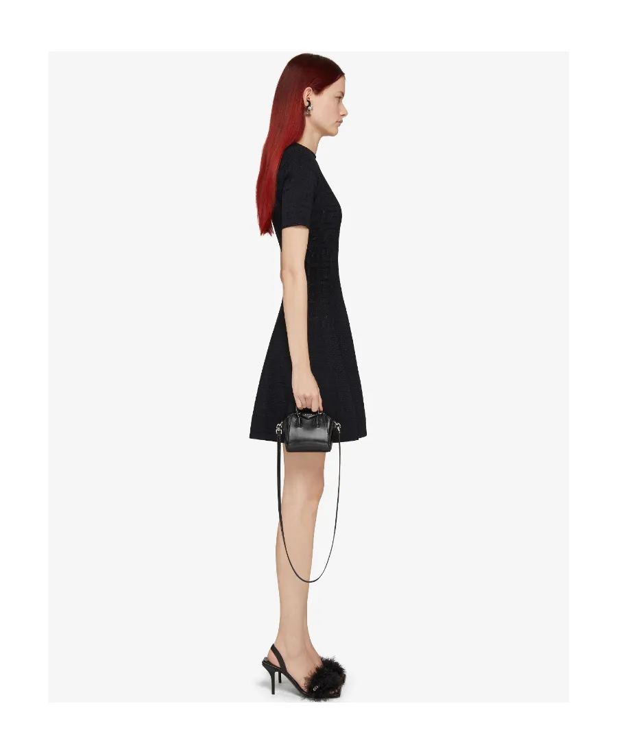 Givenchy	4G Jacquard Flared Mini Dress
