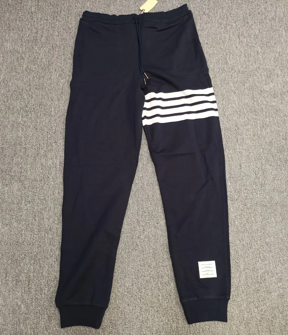 Thom Browne 4-Bar Striped Sweatpants