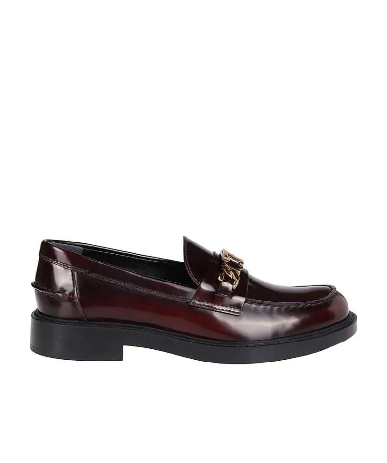 Tod's Logo Plaque Slip-On Loafers