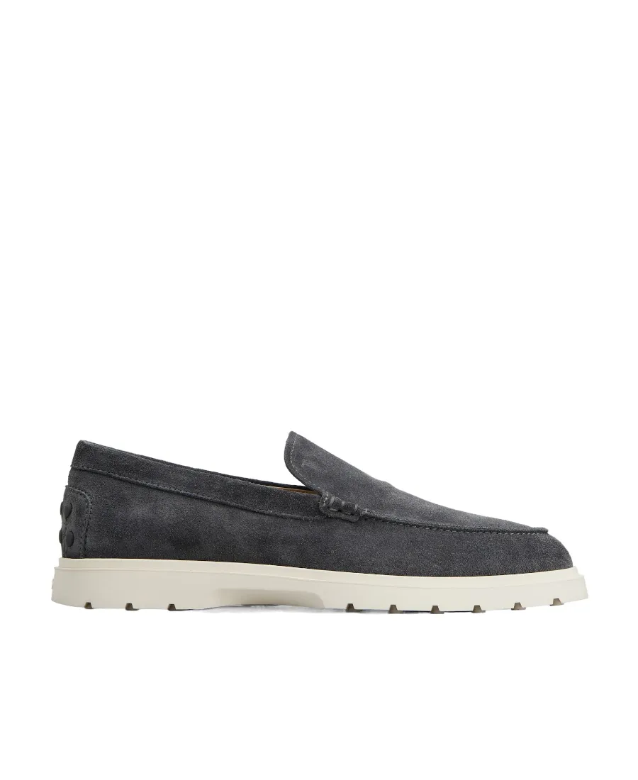 Tod's Logo Embossed Slip-On Loafers