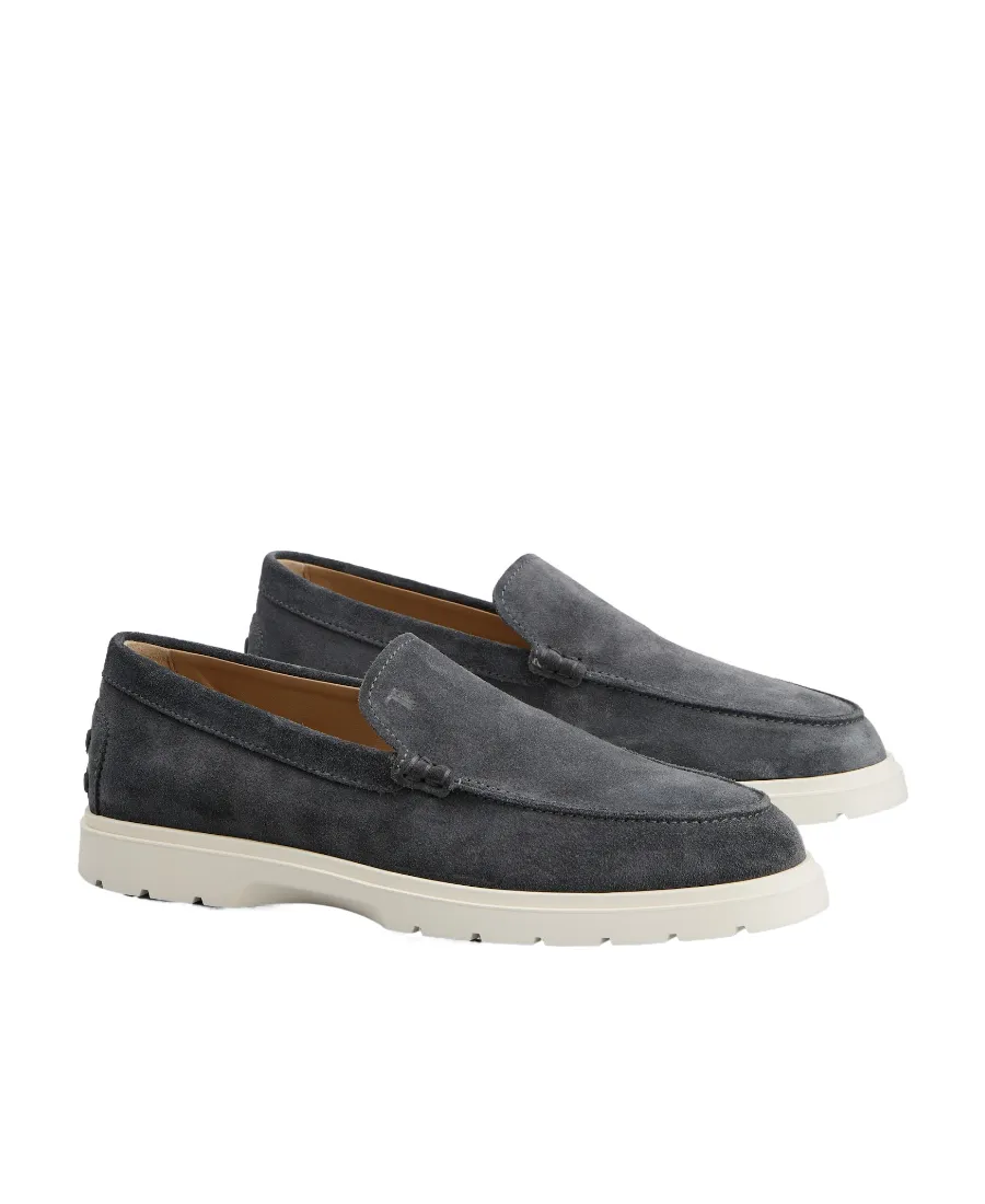 Tod's Logo Embossed Slip-On Loafers