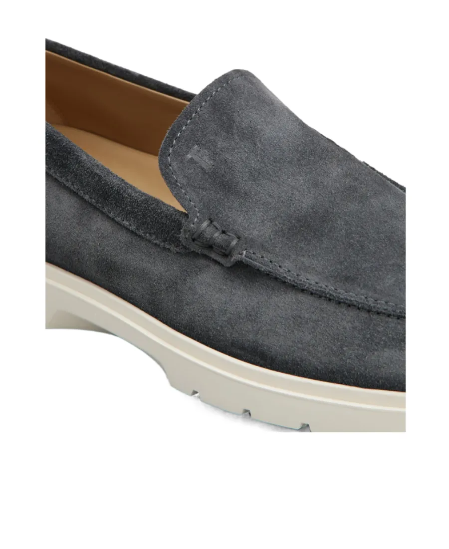 Tod's Logo Embossed Slip-On Loafers
