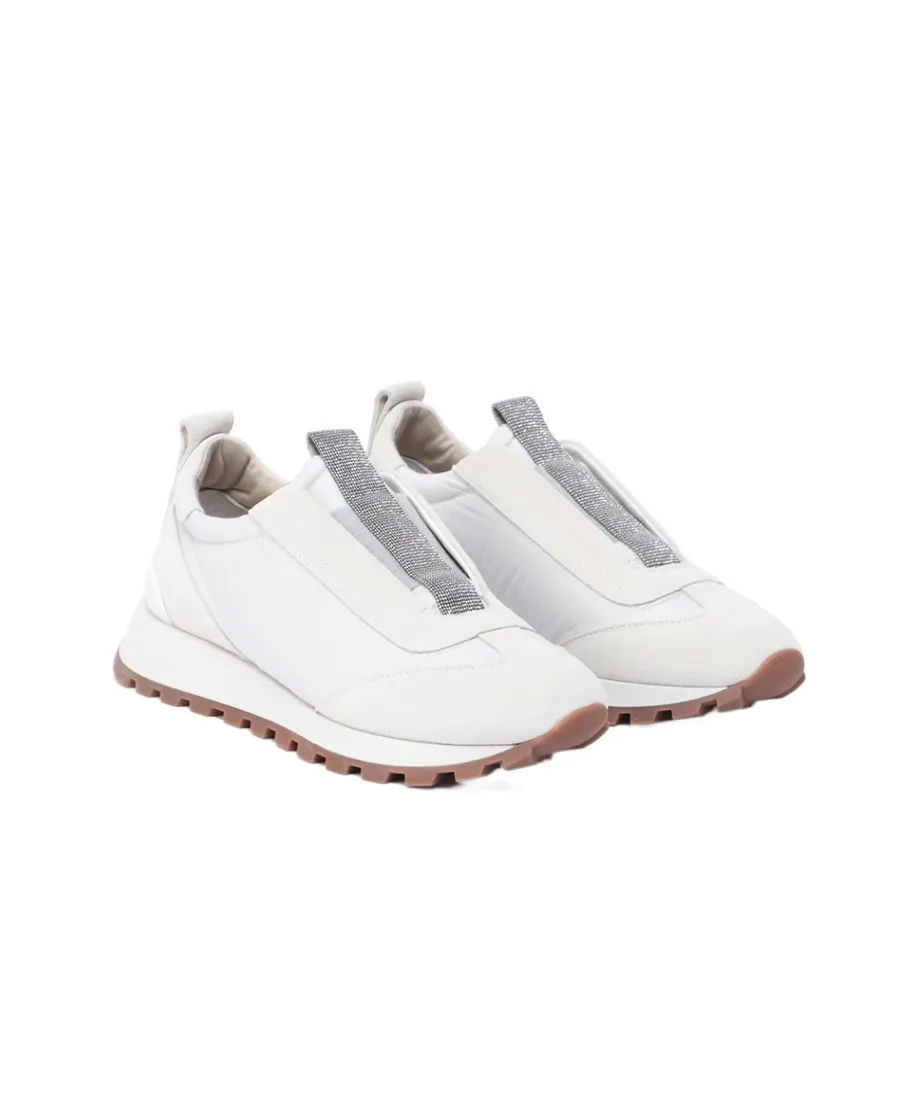 Brunello Cucinelli Embellished Track Sneakers