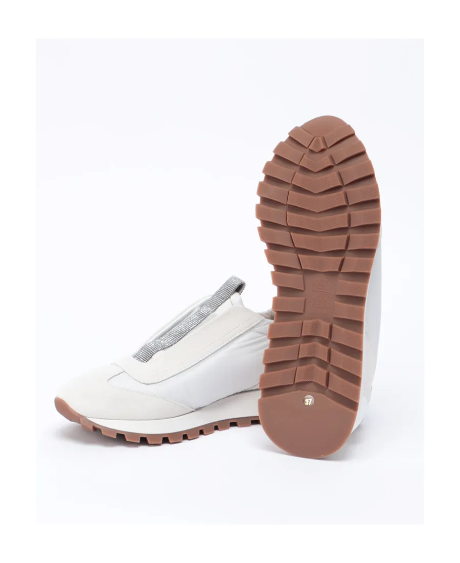 Brunello Cucinelli Embellished Track Sneakers