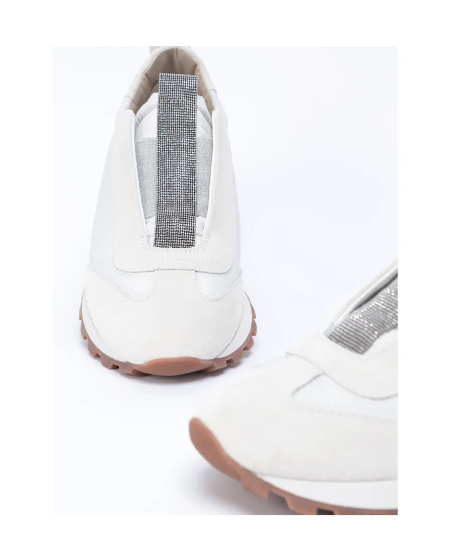 Brunello Cucinelli Embellished Track Sneakers
