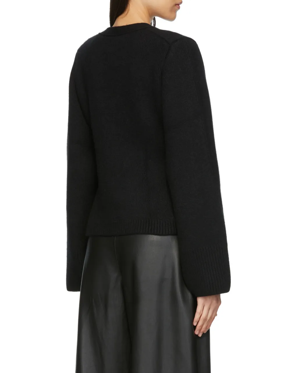 Khaite Scarlett V-Neck Knitted Cardigan