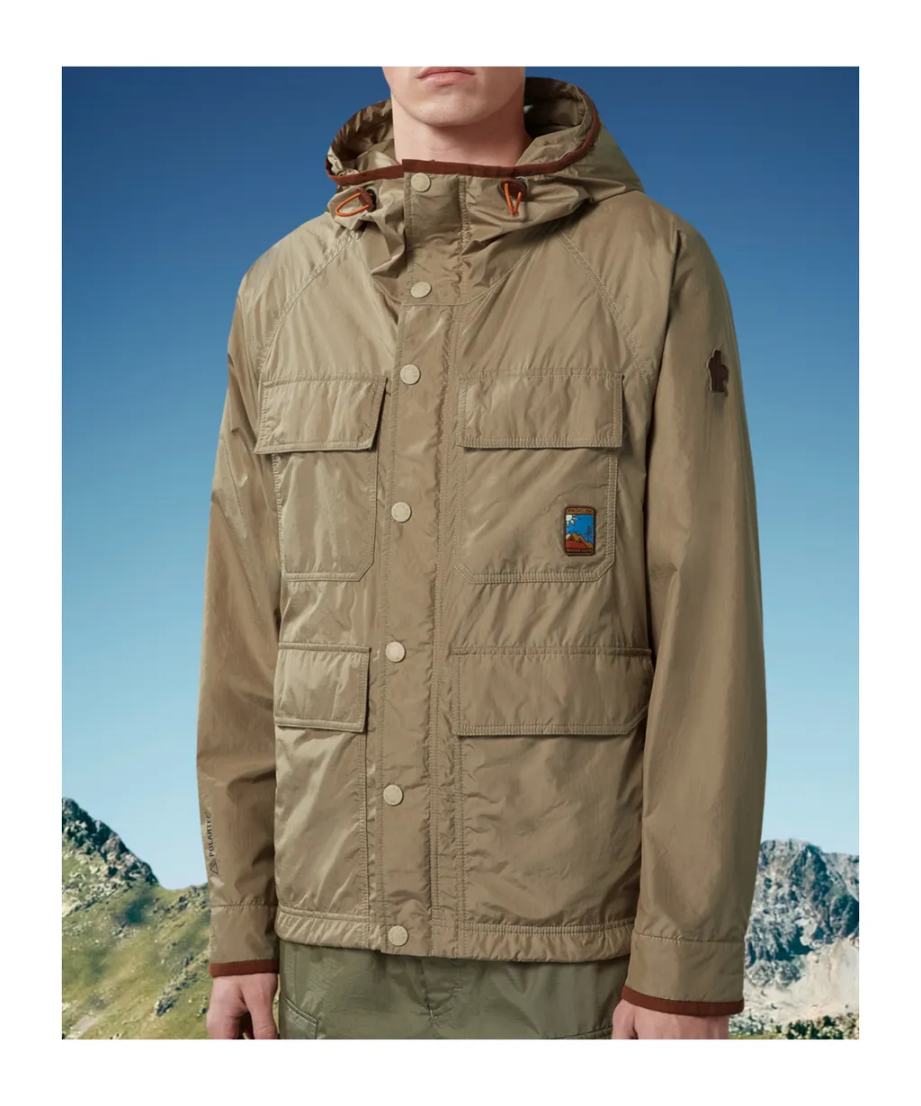 Moncler Grenoble Rutor Logo Patch Hooded Jacket