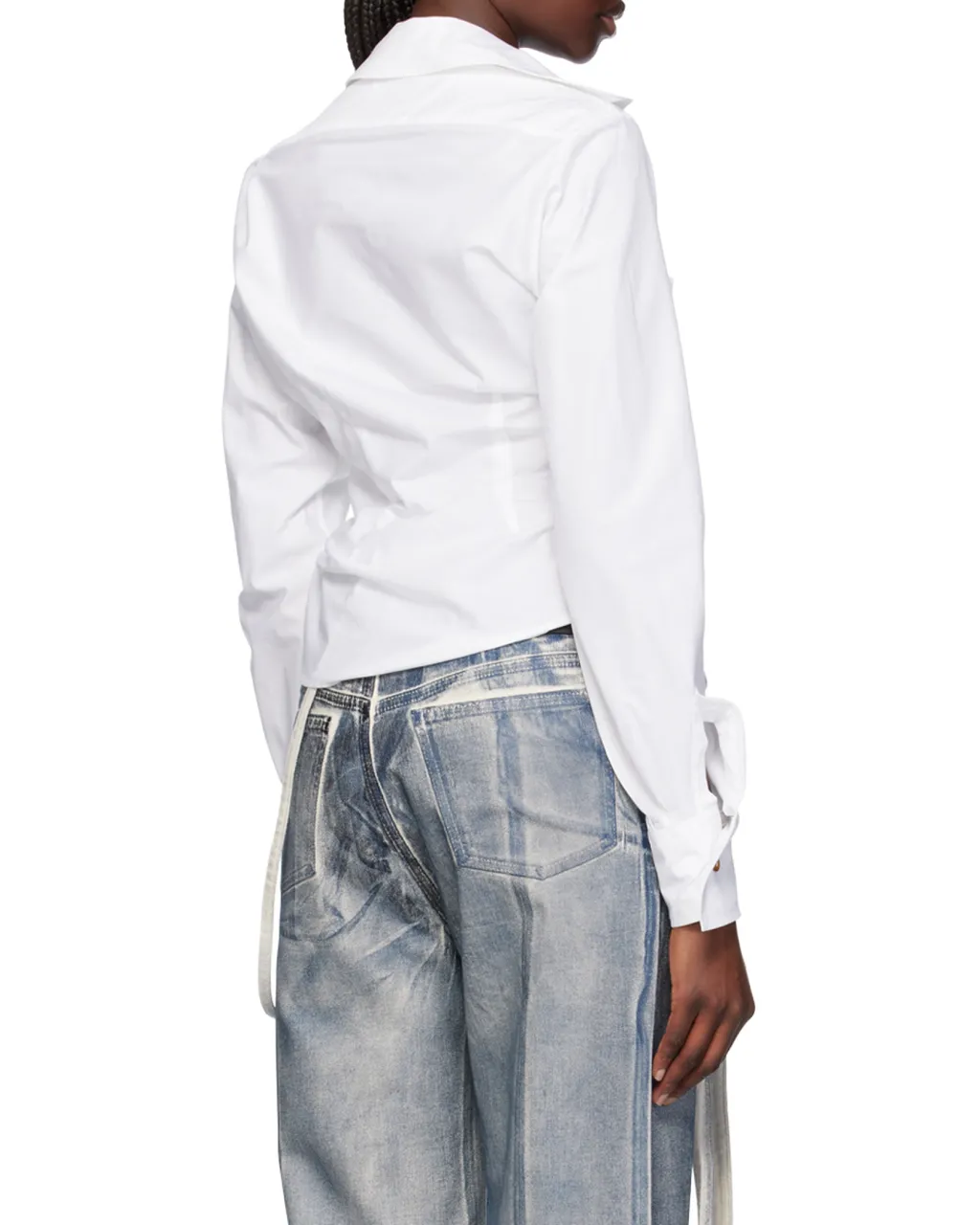 Vivienne Westwood Orb Logo Embroidered Drunken Shirt