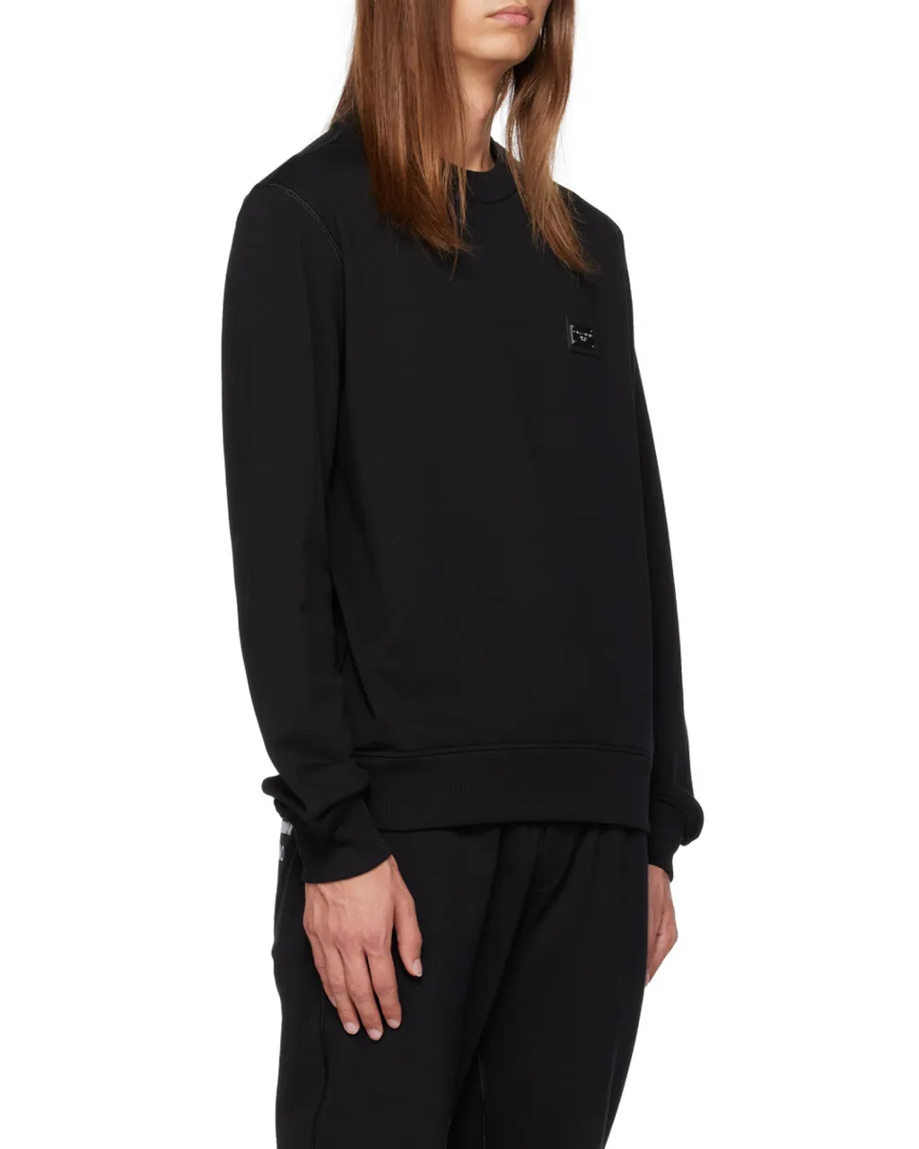 Dolce & Gabbana Logo Patch Crewneck Sweatshirt