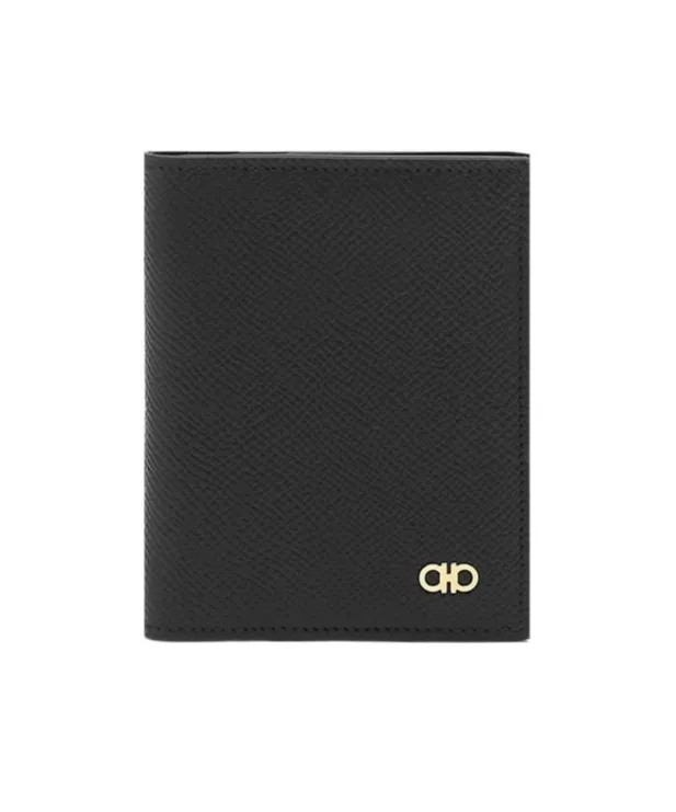 Salvatore Ferragamo Mini Gancini Logo Bif-Fold Wallet