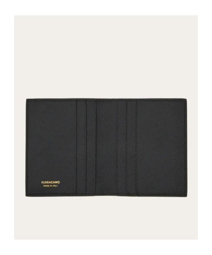 Salvatore Ferragamo Mini Gancini Logo Bif-Fold Wallet