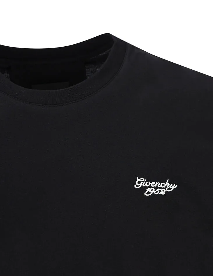 Givenchy 4G Embroidered Crewneck T-Shirt