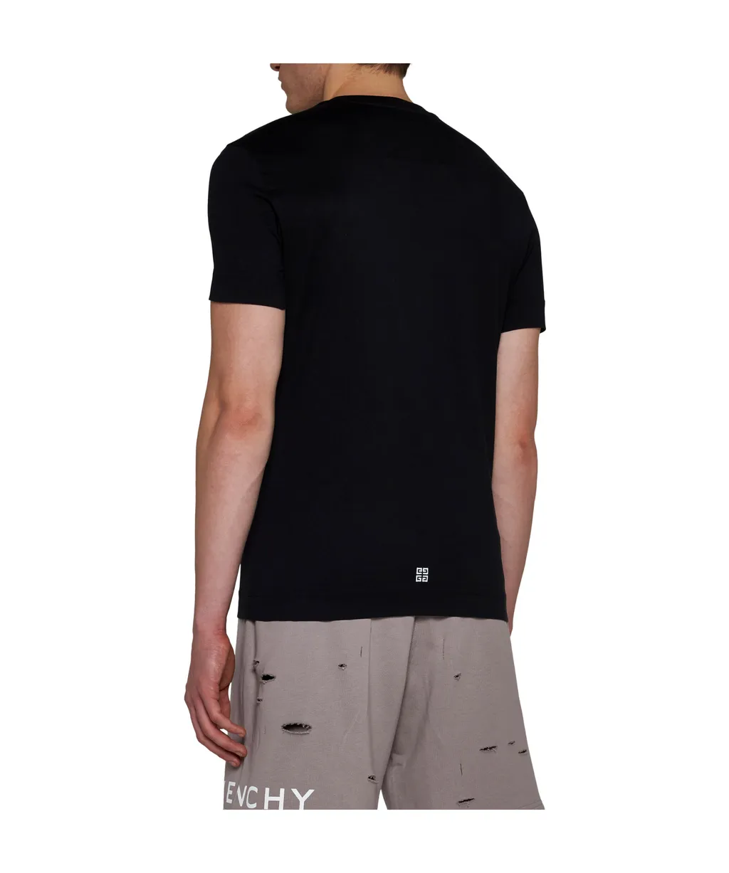 Givenchy 4G Embroidered Crewneck T-Shirt