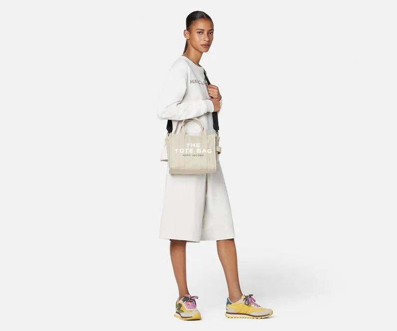 Marc Jacobs Logo Printed Small Tote Bag