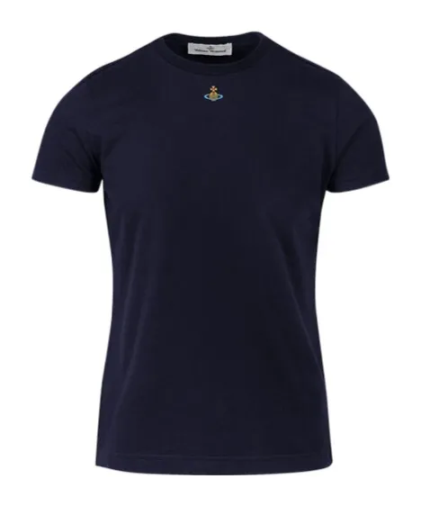 Vivienne Westwood Orb Logo-Embroidered Crewneck T-Shirt