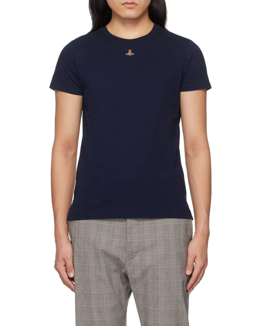 Vivienne Westwood Orb Logo-Embroidered Crewneck T-Shirt
