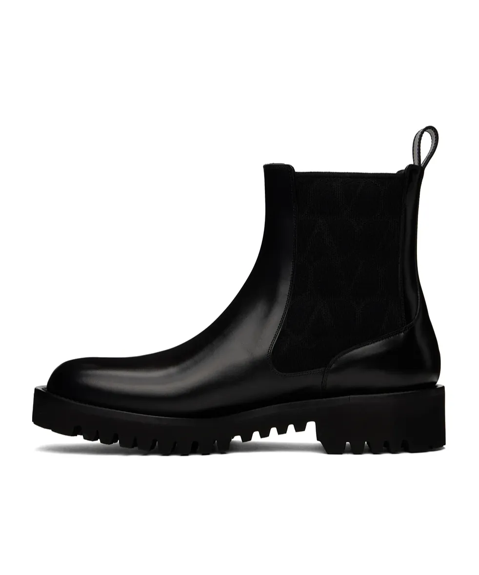 Valentino Round Toe Ankle Boots
