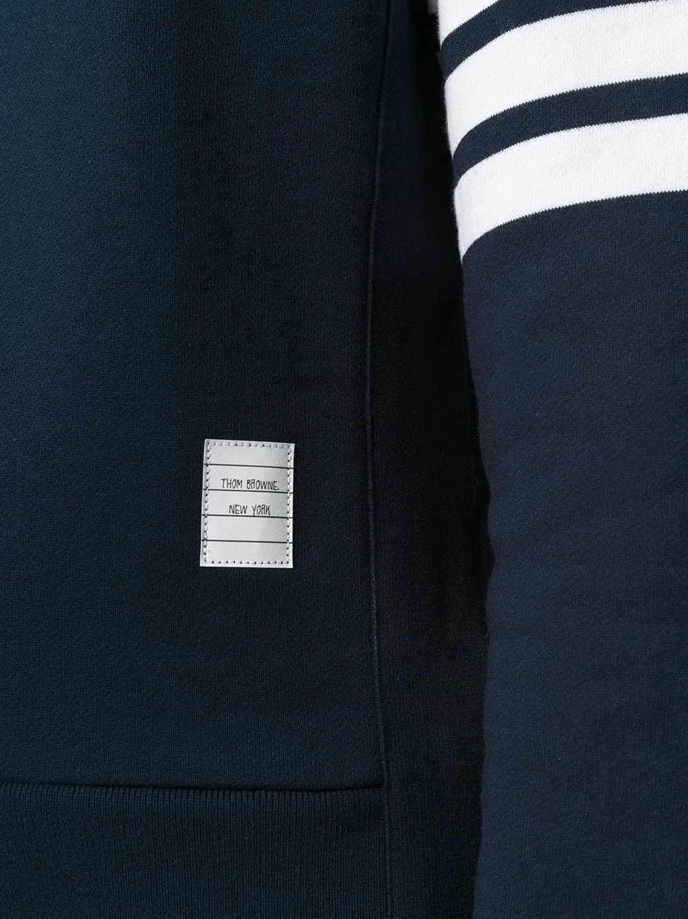 Thom Browne 4-Bar Stripe Crewneck Sweatshirt