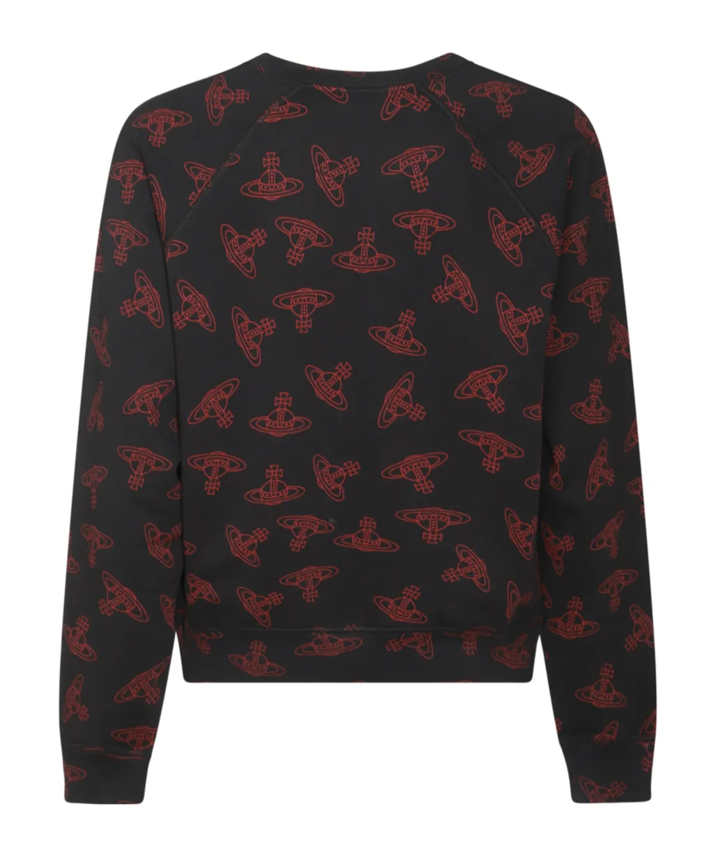 Vivienne Westwood All-Over Orb Printed Crewneck Sweatshirt