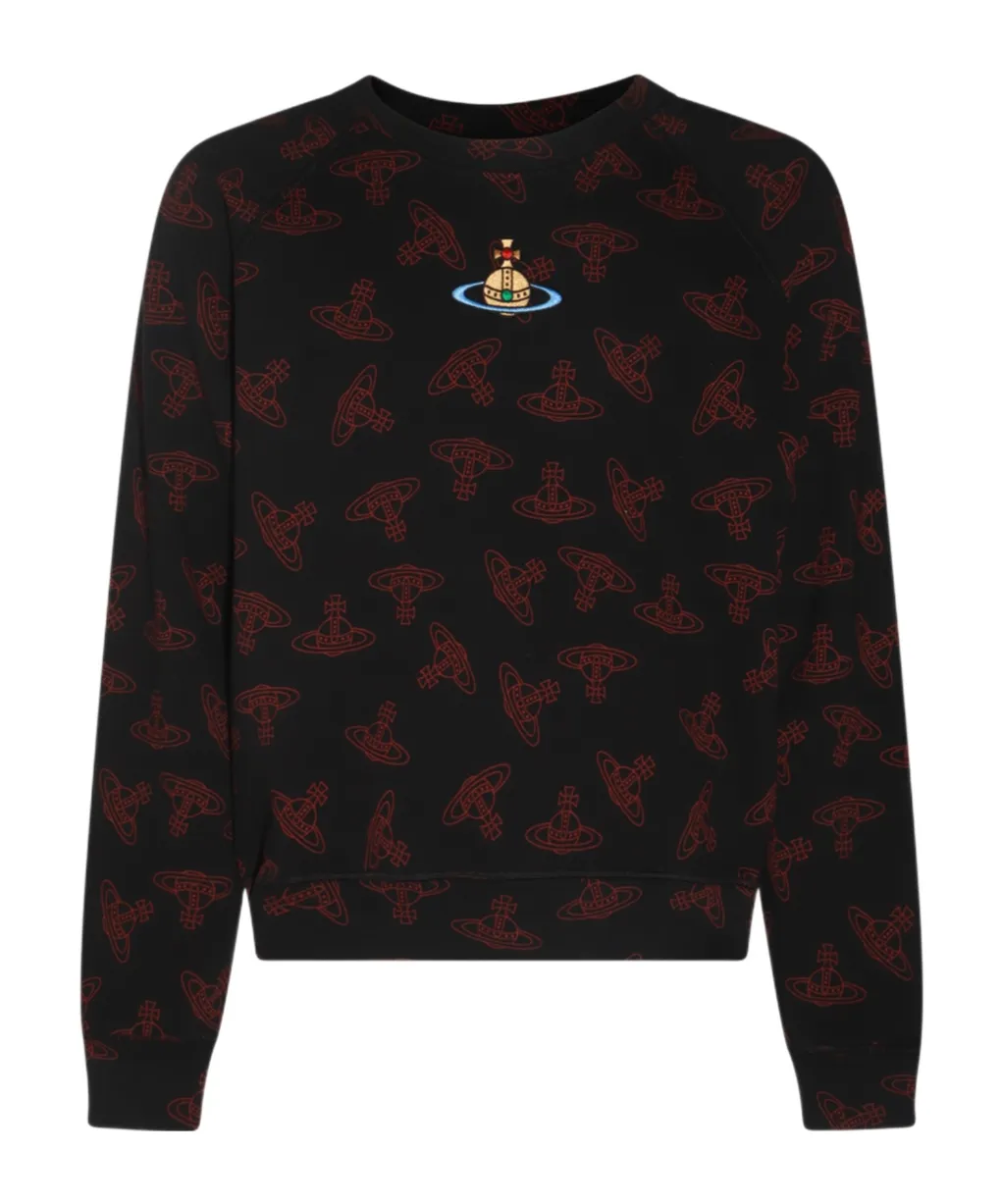 Vivienne Westwood All-Over Orb Printed Crewneck Sweatshirt