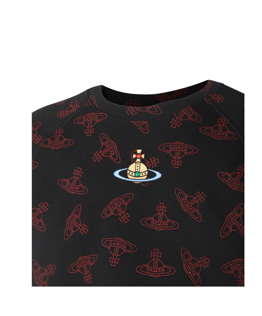 Vivienne Westwood All-Over Orb Printed Crewneck Sweatshirt