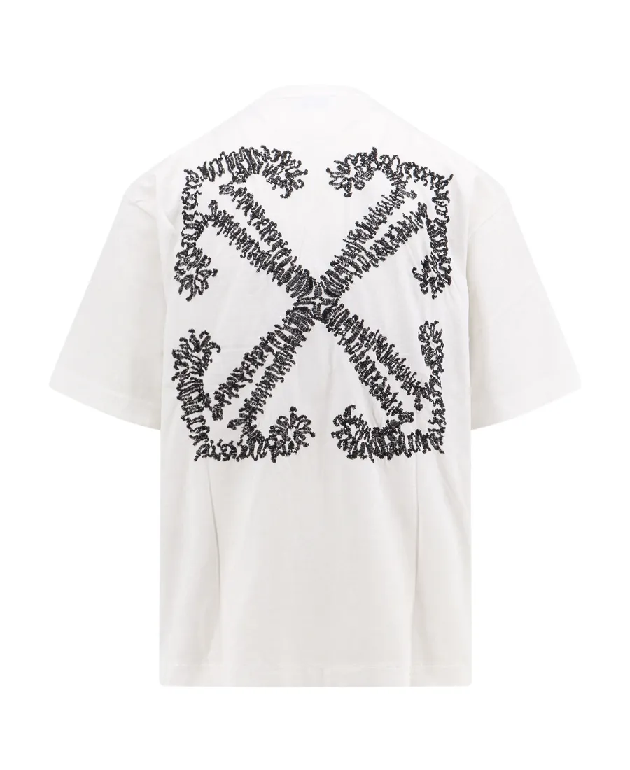 Off-White Logo Detailed Crewneck T-Shirt