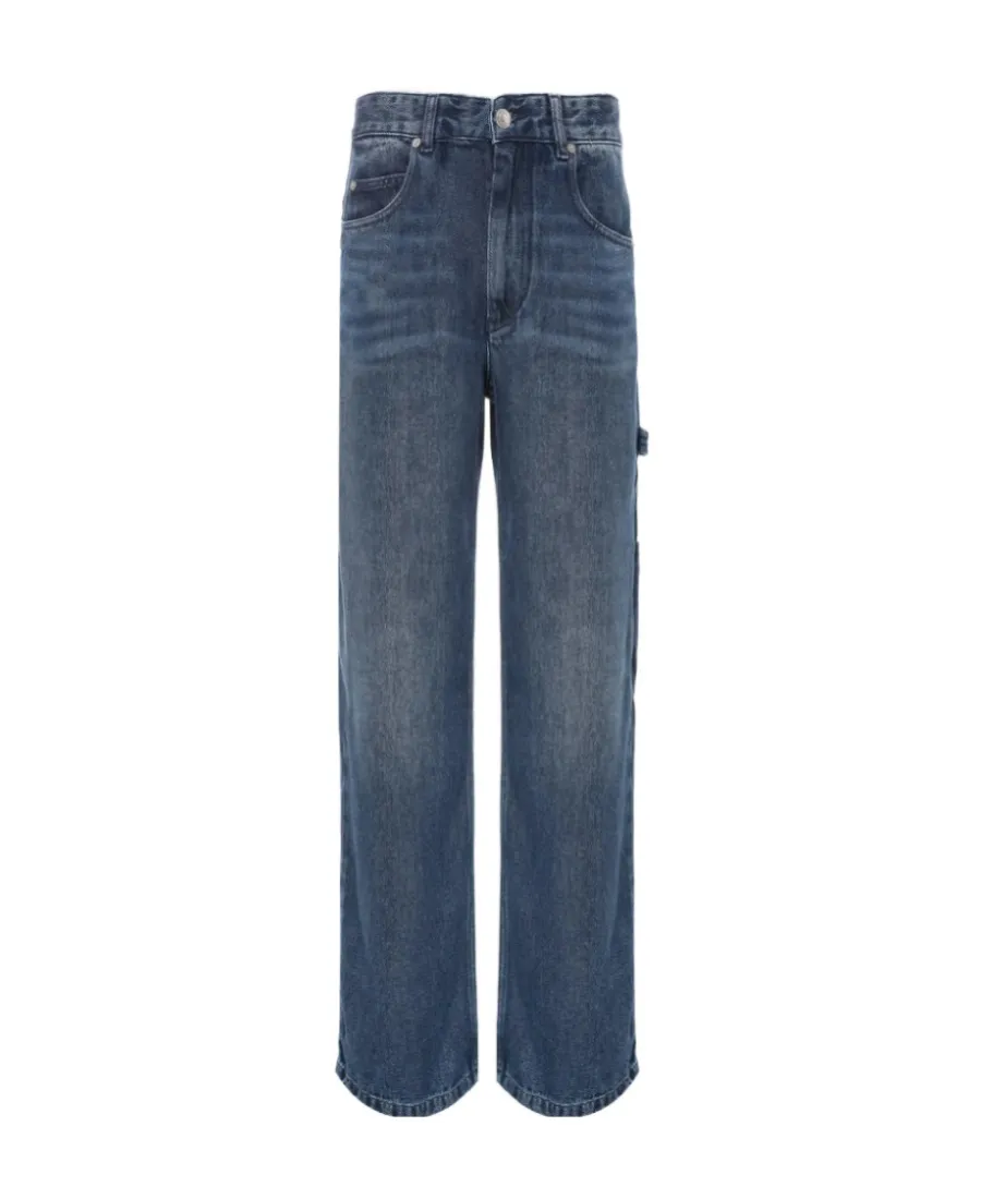 Isabel Marant ÉToile Straight-Leg Mid-Rise Jeans