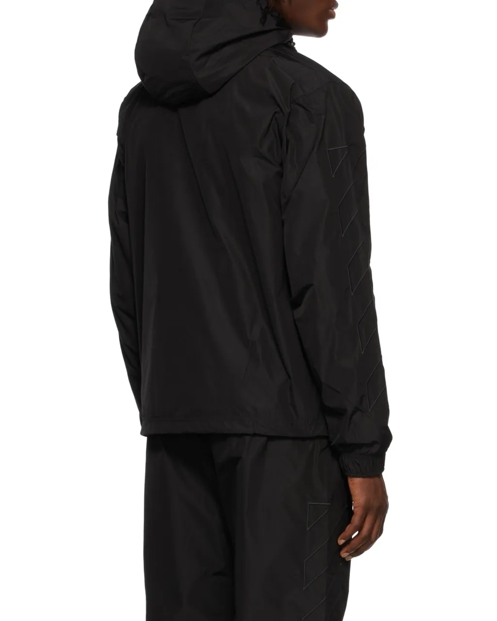 Diag Outline Track Zip Hoodie