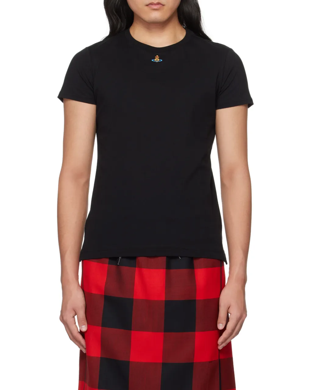 Vivienne Westwood Orb Logo-Embroidered Crewneck T-Shirt