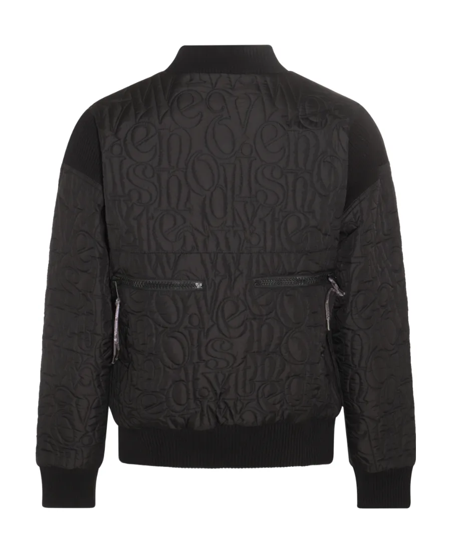 Vivienne Westwood Logo Embossed Zipped Jacket