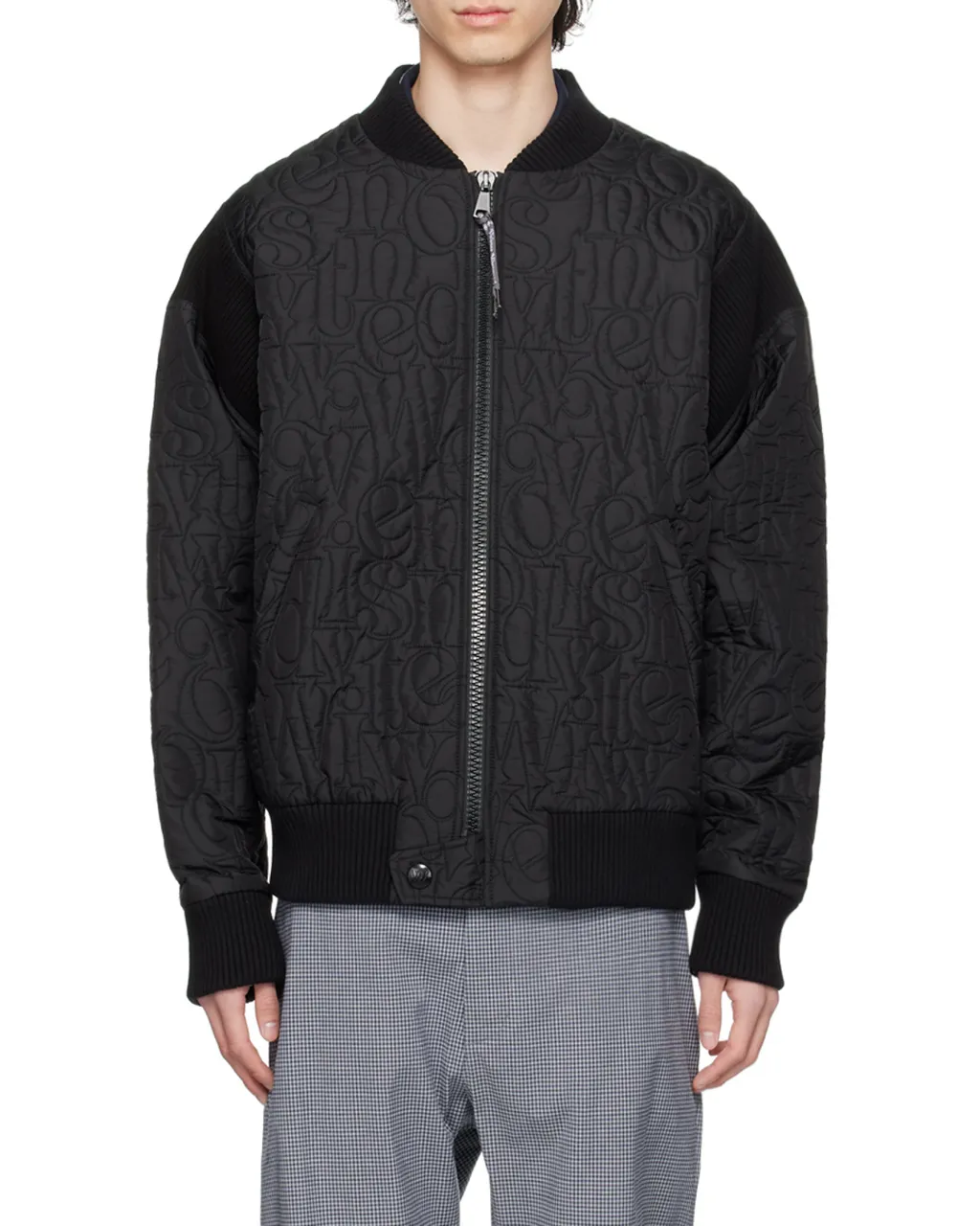 Vivienne Westwood Logo Embossed Zipped Jacket