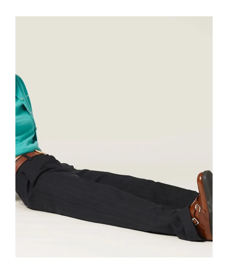 Belt-Loop Casual Pants