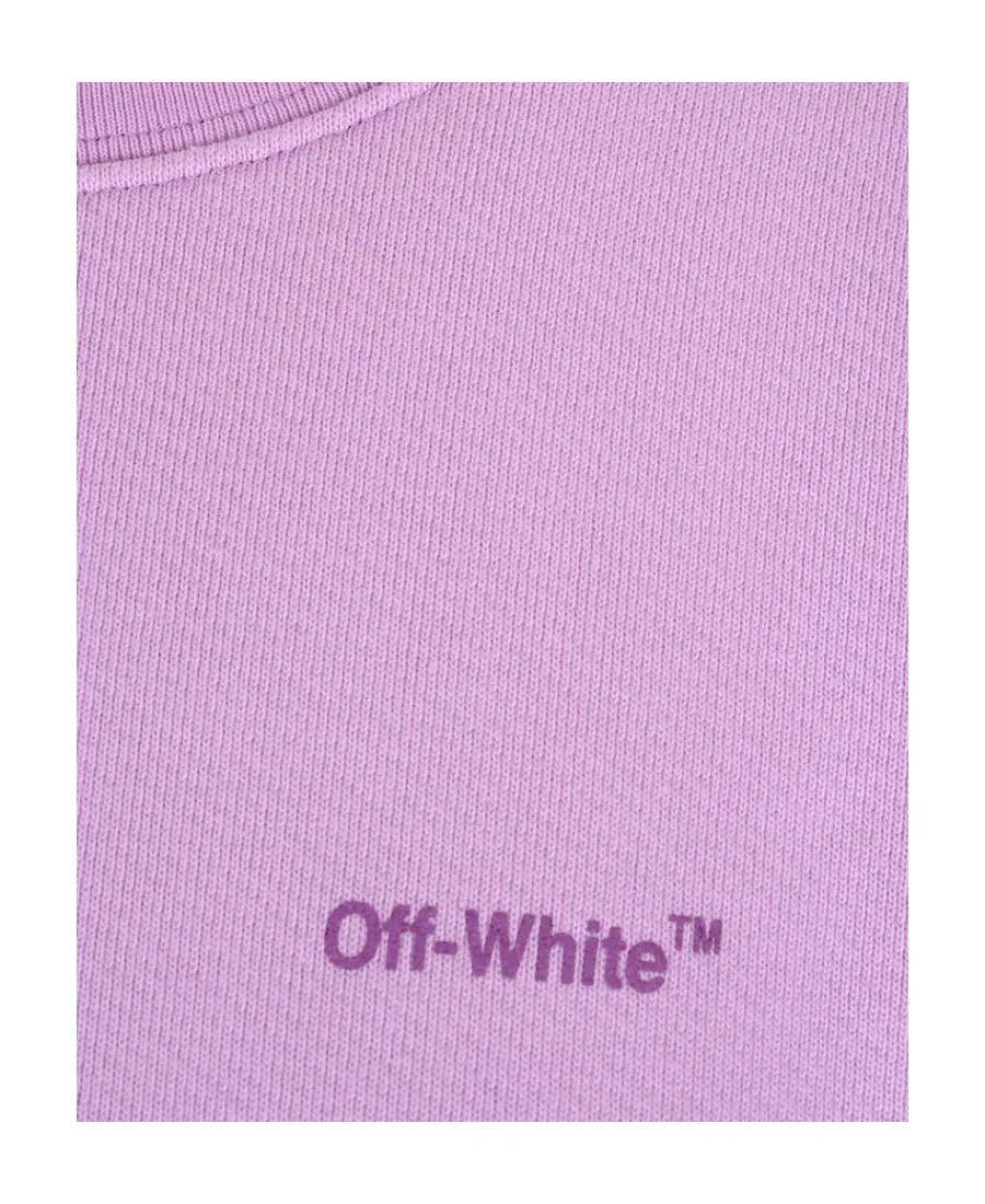 Diag-Stripe Print Sweatshirt