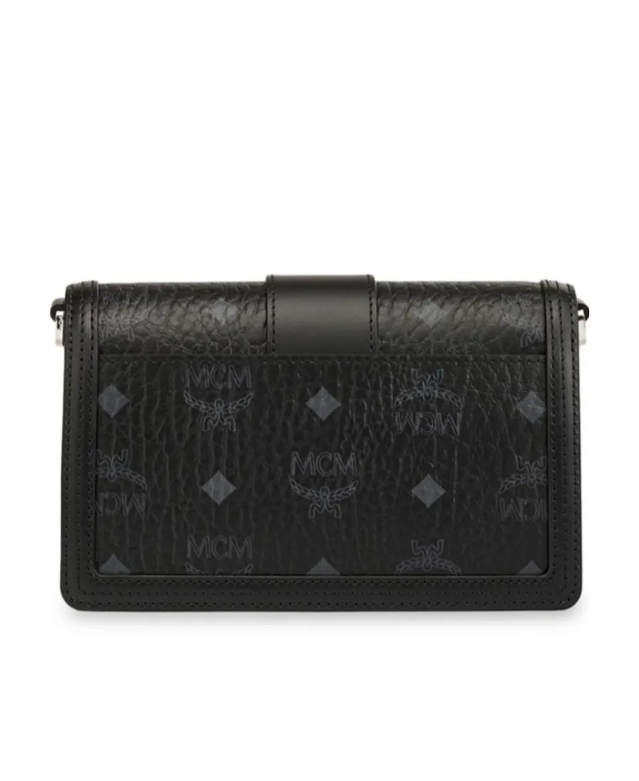 Mcm Logo Detailed Chained Shoulder Bag