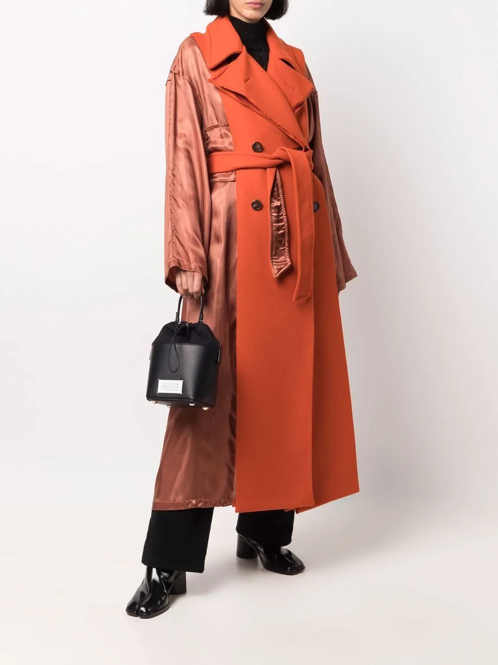 Maison Margiela 5Ac Drawstring Bucket Bag