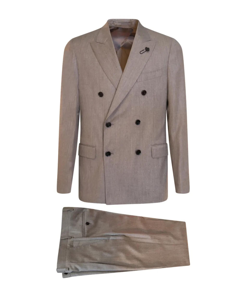 Double-Breasted Two-Piece Suit